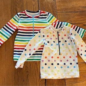 Two long sleeve rash guards from Primary